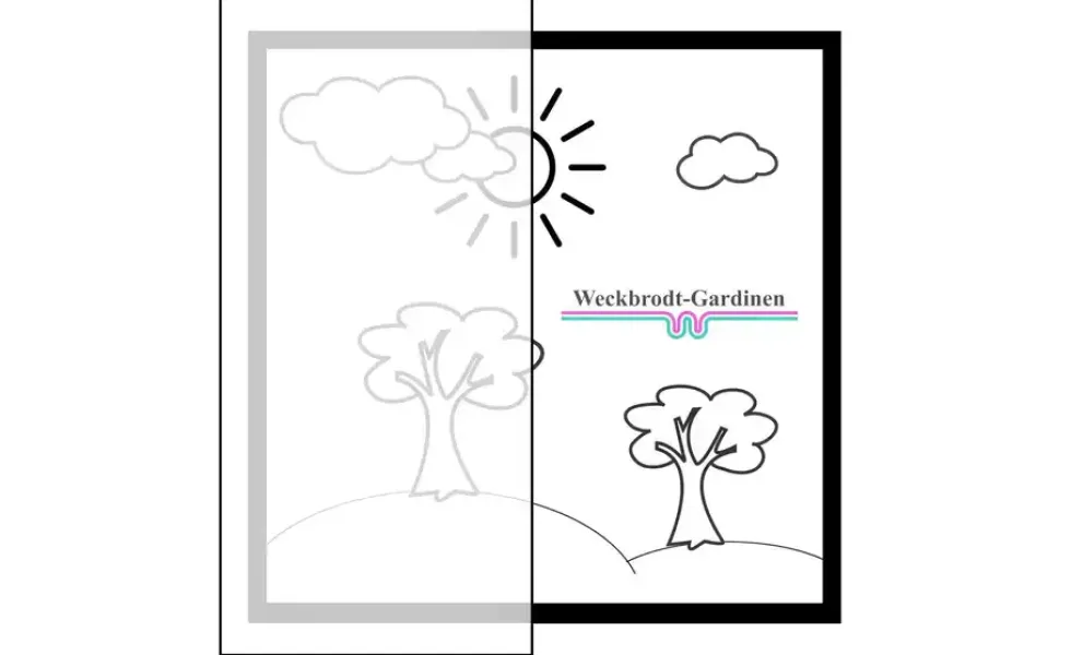 Weckbrodt Scheibengardine