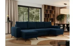 Wohnlandschaft Dunkelblau