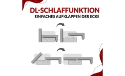 Wohnlandschaft Dunkelgrün