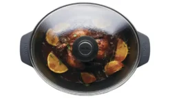 WOLL Gussbräter mit Glasdeckel und Silikongriffen Diamond Lite