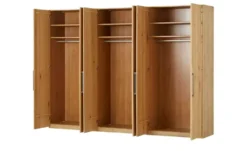 Woodford Drehtürenschrank, 6-türig teilmassiv Smilla