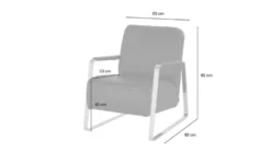 W.SCHILLIG Leder Sessel 17350 Quadroo